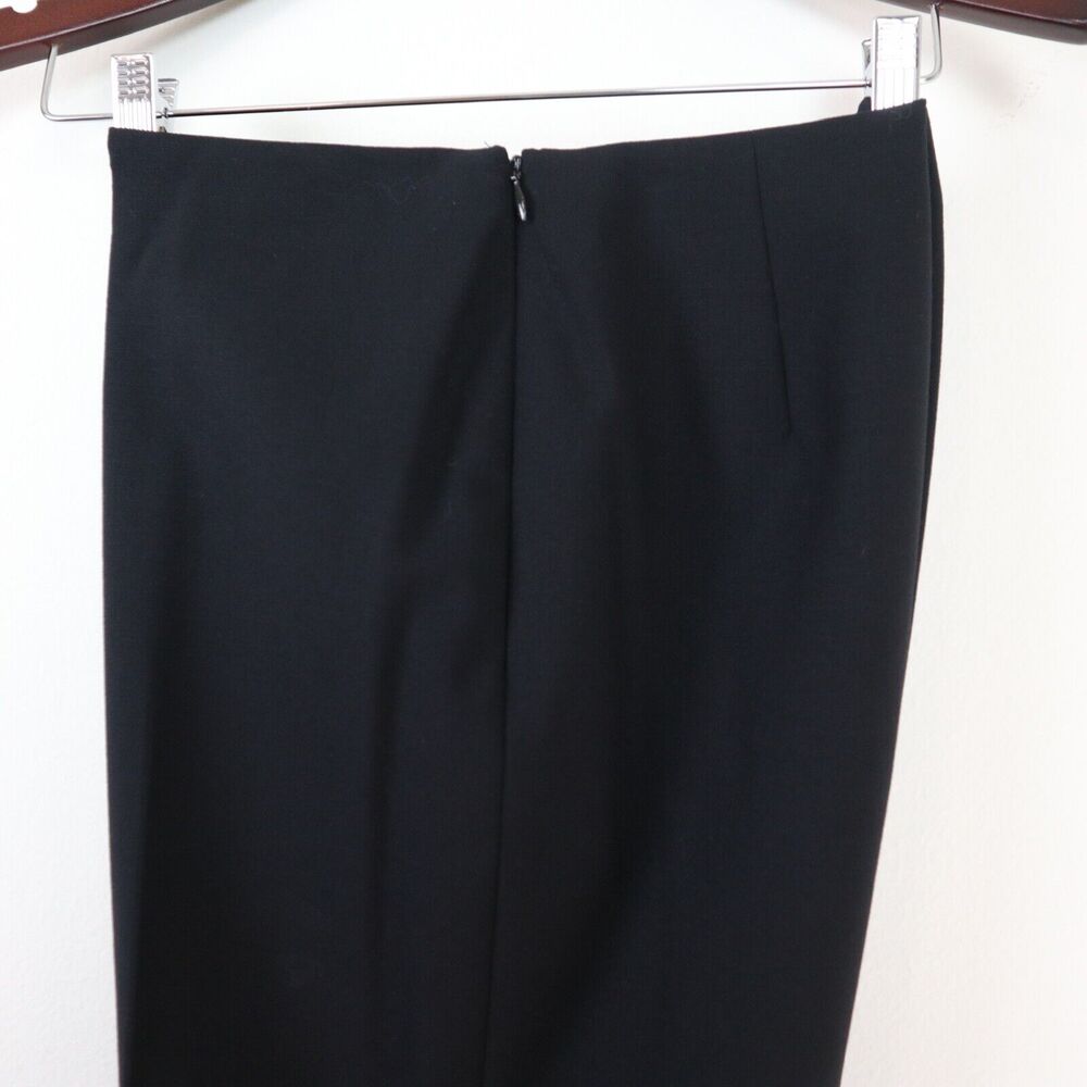 Vintage Ralph Lauren 1995 Collection Size 8 Wool Cuff Trousers Black - Picture 4 of 12